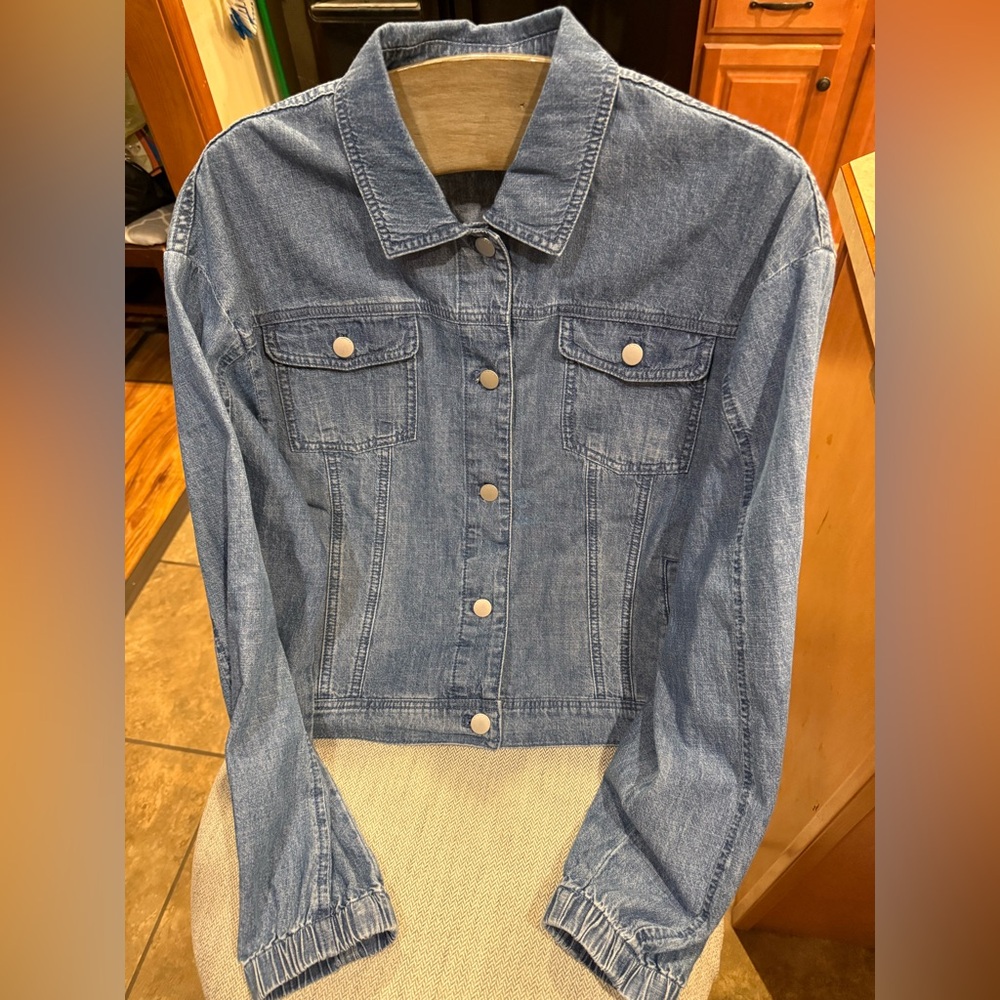 Chico’s NWT Chambray Denim Jacket